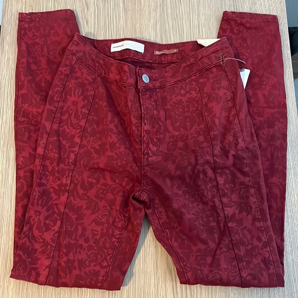 NWT: Anthropology-Pilcro high-rise denim leggings size 25 - Picture 1 of 3